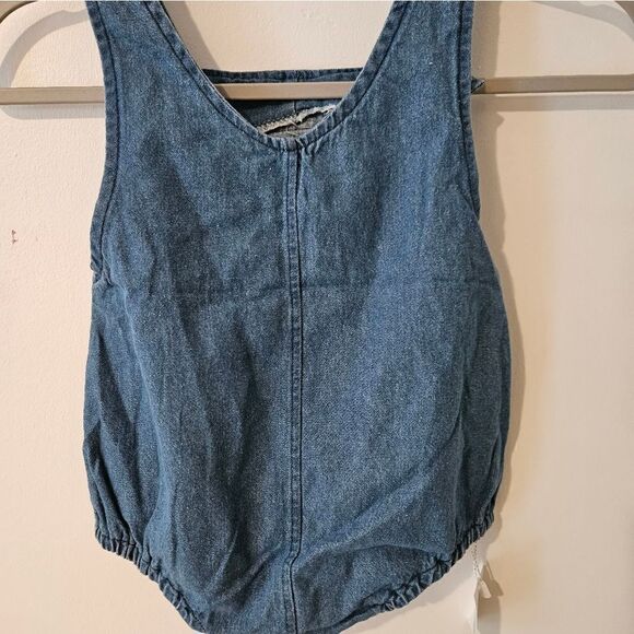 Toddler Jeans Romper - Picture 3 of 3